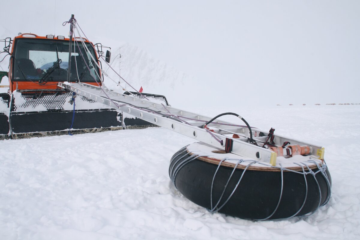 GPR detects hidden crevasses